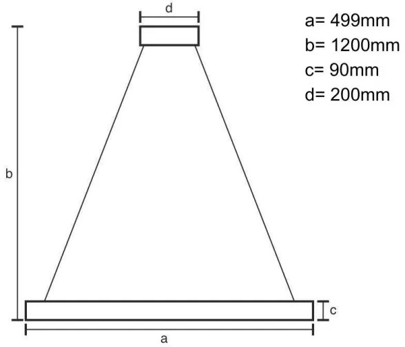 Lampadario a sospensione con filo LED dimmerabile LED/80W/230V 3000-6500K nero + telecomando