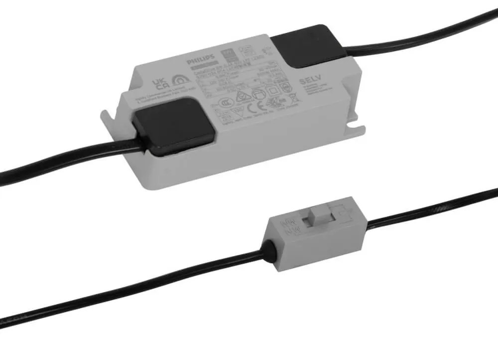 Faro da Incasso Nero 8W, Foro Ø55mm, CCT, 15°-55° con driver Philips Colore Bianco Variabile CCT