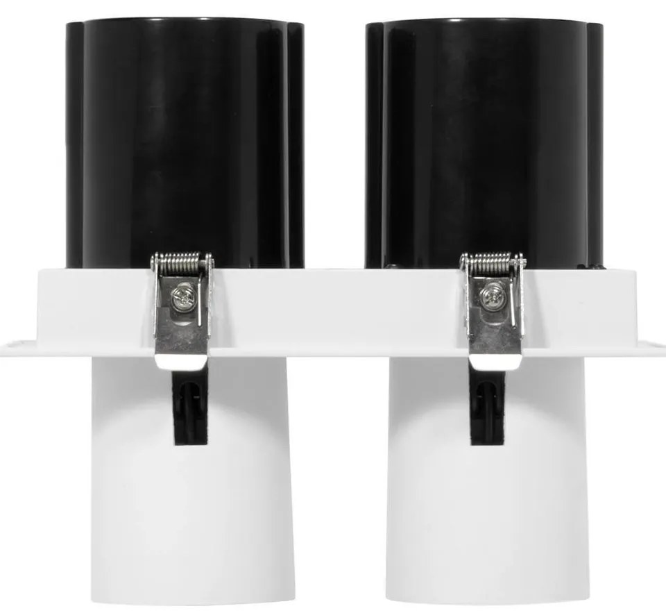 Faro LED da Incasso Orientabile 2x15W CCT Foro 160x75mm Bridgelux LED Colore Bianco Variabile CCT
