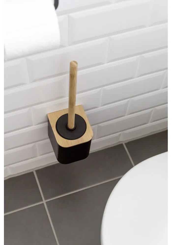 Scopino nero autoportante in bambù Bambusa - Wenko