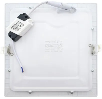 LED Suspended soffitto chiaro SQUARE LED/18W/230V 2700K