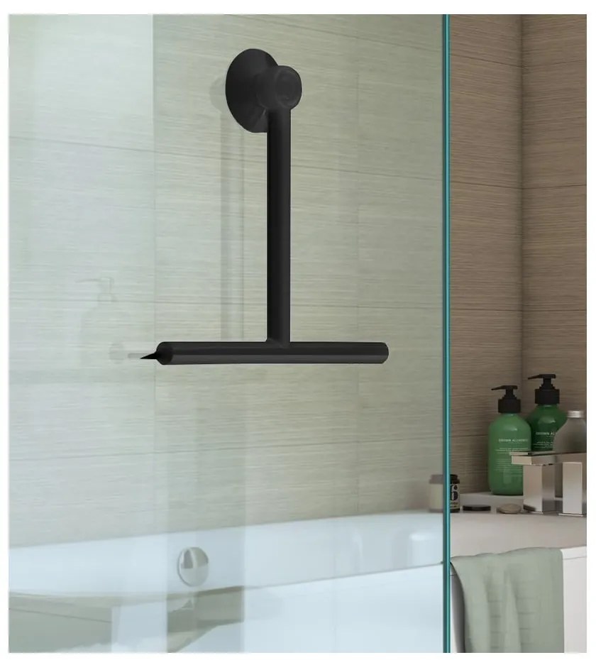 Spatola nera per bagno Gedy Gummy - Sapho