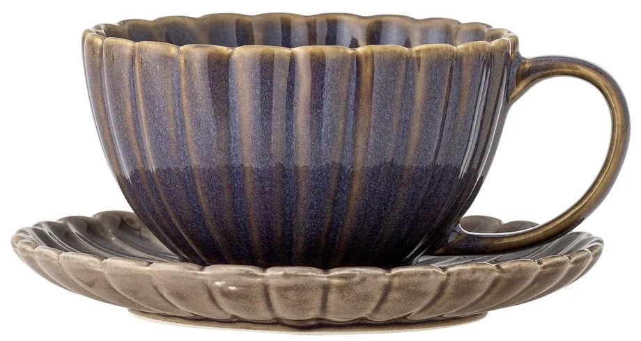 Tazzina per cappuccino viola in gres 220 ml Latina – Bloomingville