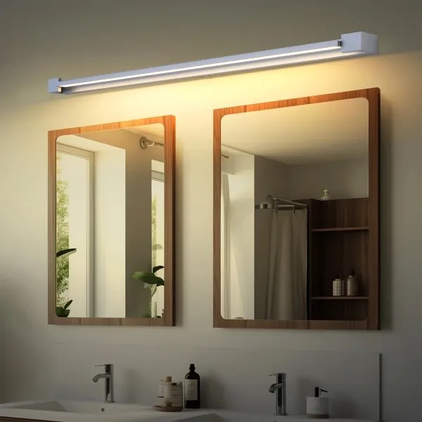 Brilagi-LED Specchio illuminato per bagno AQUA LINE LED/36W/230V 120 cm IP44 cromo opaco