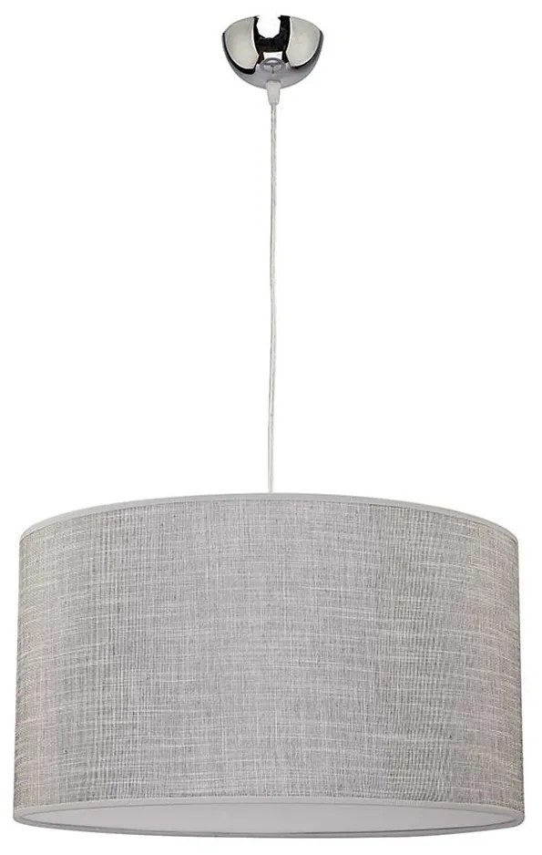Duolla - Lampadario a sospensione con filo ALTO 1xE27/40W/230V diametro 45 cm grigio