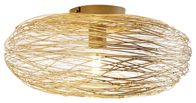 Plafoniera di design ovale oro - Sarella