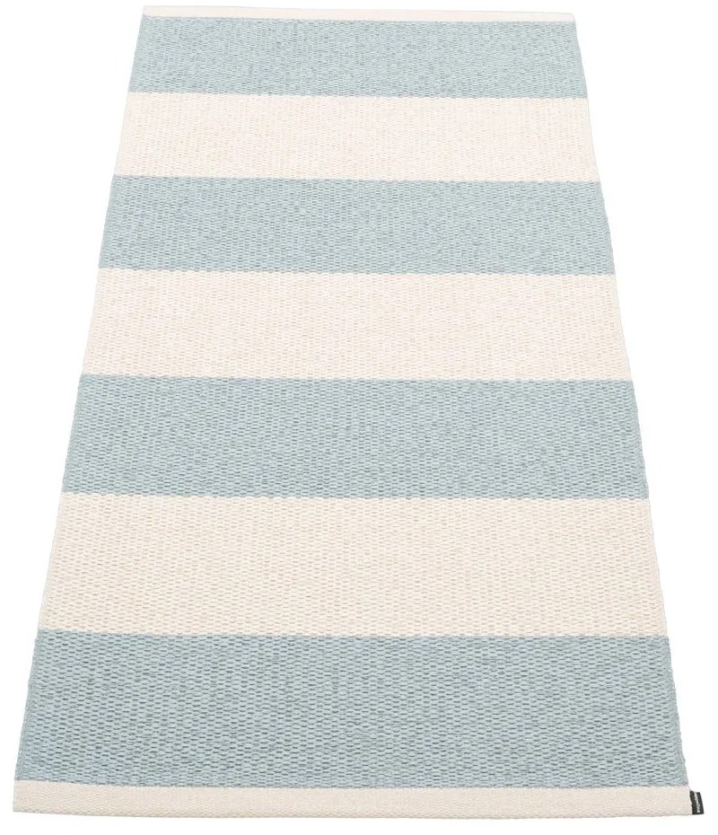 Passatoia da interno/esterno azzurra/color crema 70x150 cm Bob Blue Fog – Pappelina