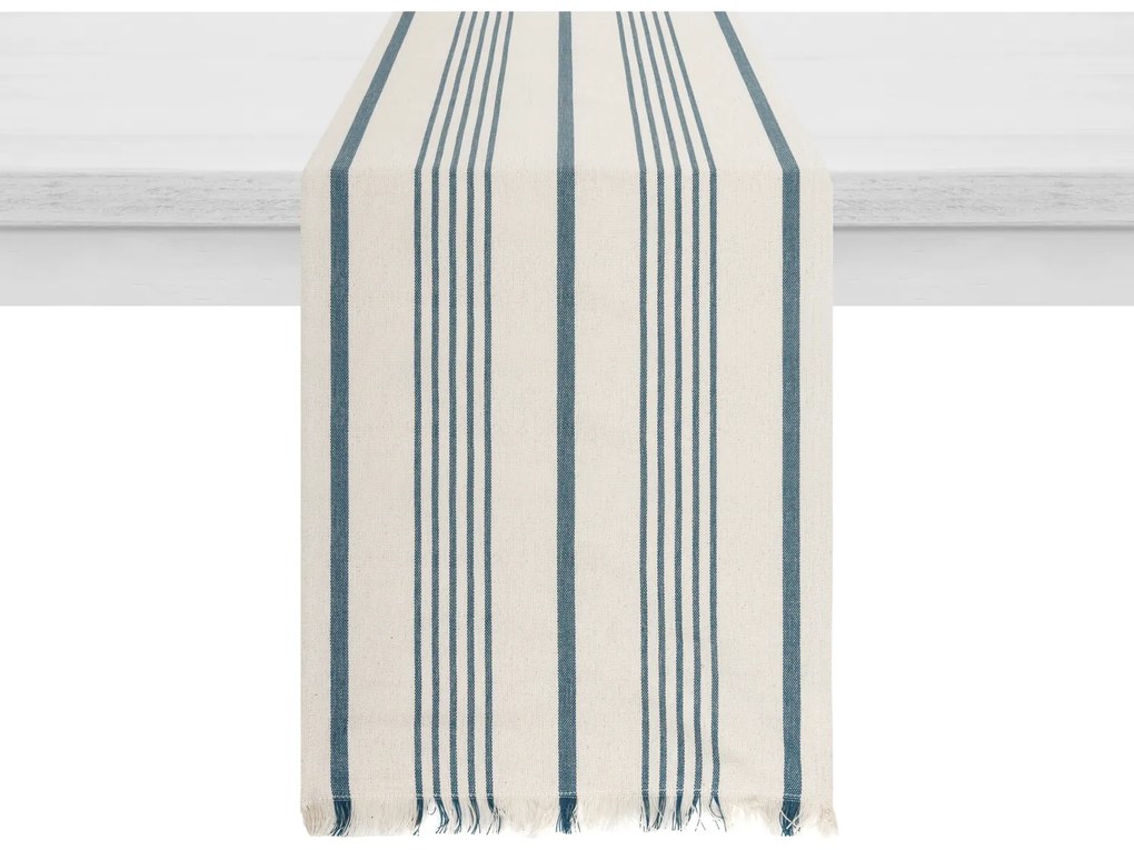 Runner cotone 50x140 cm tinto filo righe