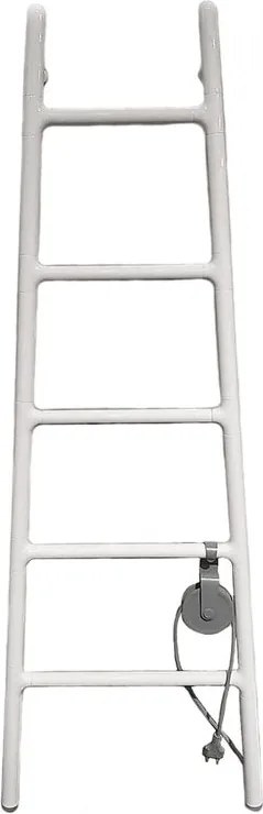 Termoarredo elettrico a fluido Scaletta 250 W bianco L 48 x H 139 x P 5 cm