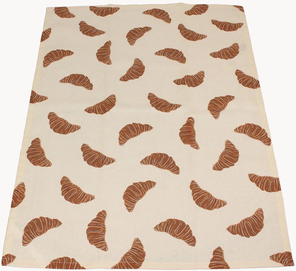 Set di 2 strofinacci da cucina Croissant