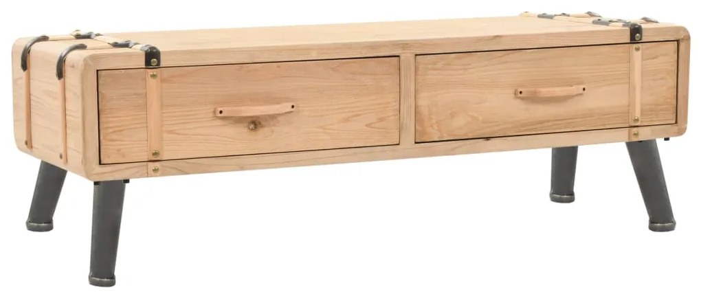 Mobile Tv İn Legno Massello Di Abete 120x33x35 Cm /