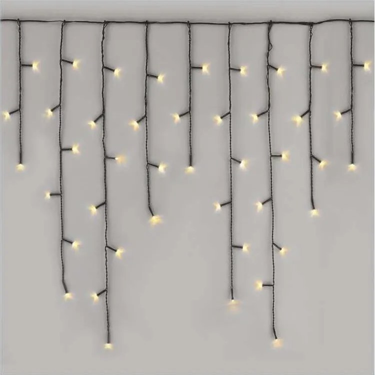 Catena luminosa LED da esterno 200 LED, 8 modalità, 8,6 m, IP44, bianco caldo