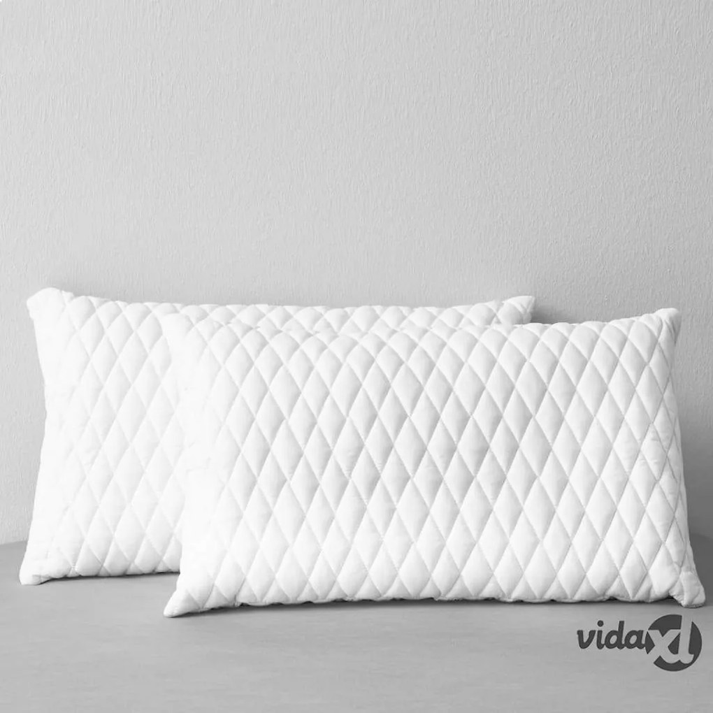 vidaXL Cuscini 2 pz 80x40x14 cm in Memory Foam