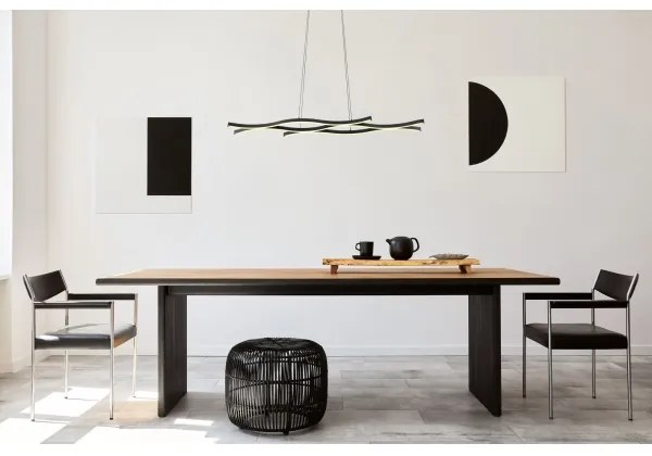 Globo 67206H - Lampadario LED a sospensione con filo GERONIMO LED/35W/230V nero