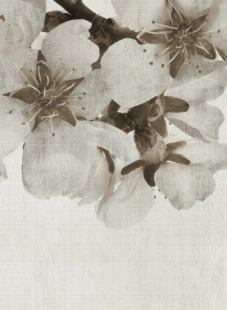 Coordonne Wandbild Big Random Flora - Beige