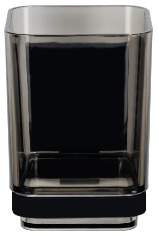 WENKO 71443800 - Bicchiere VACUUM-LOC QUADRO ED 7,5x10 cm nero