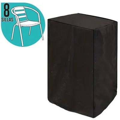 Custodia per Sedia Per le sedie Nero PVC 66 x 66 x 170 cm