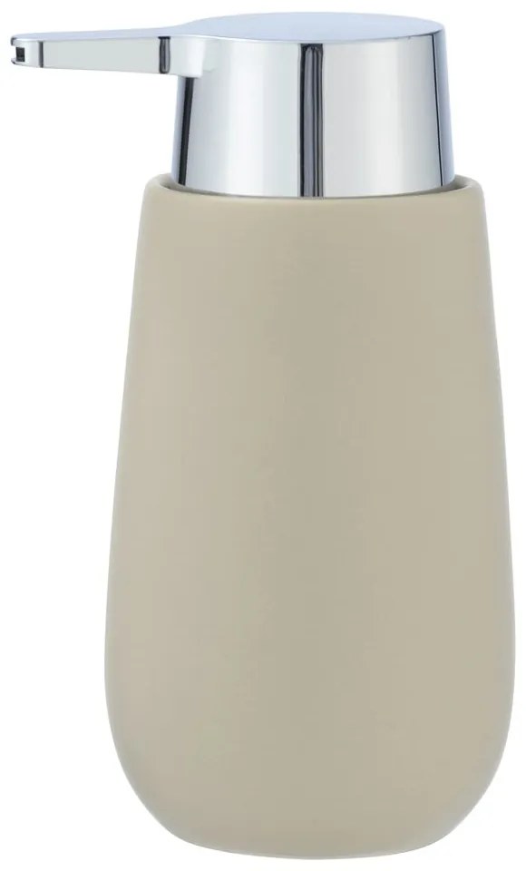 Distributore di sapone in ceramica beige, 320 ml Badi - Wenko
