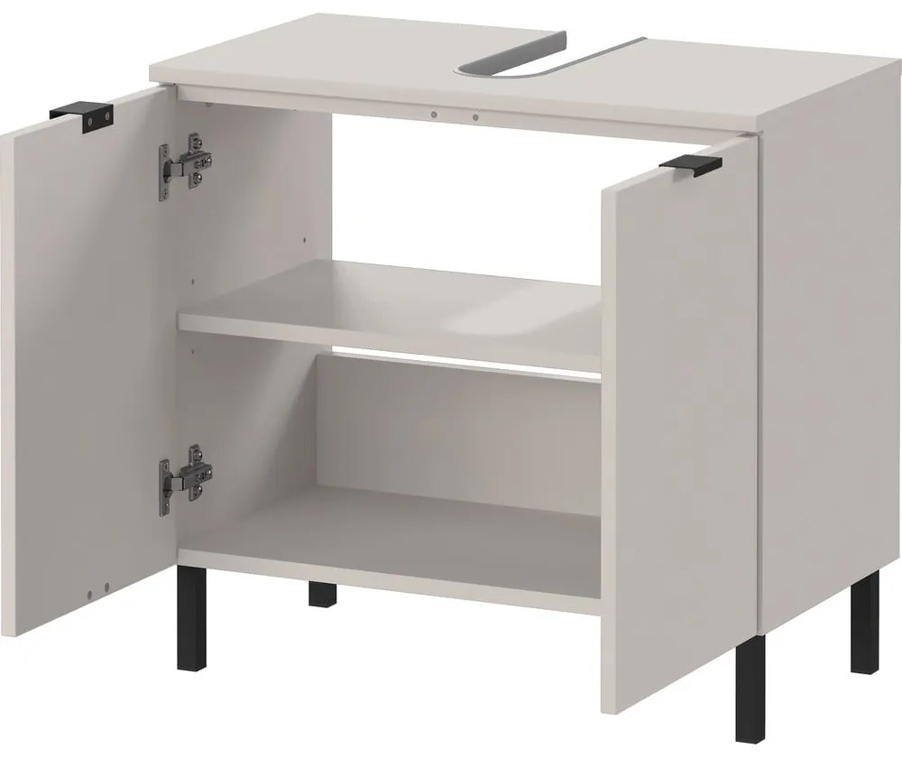 Mobile da lavabo color crema 60x56 cm Arcena – Germania