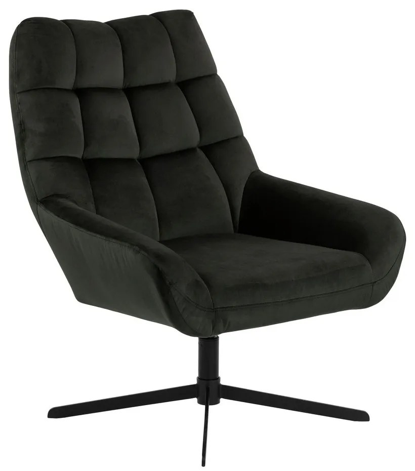 Poltrona verde girevole Paris – Actona