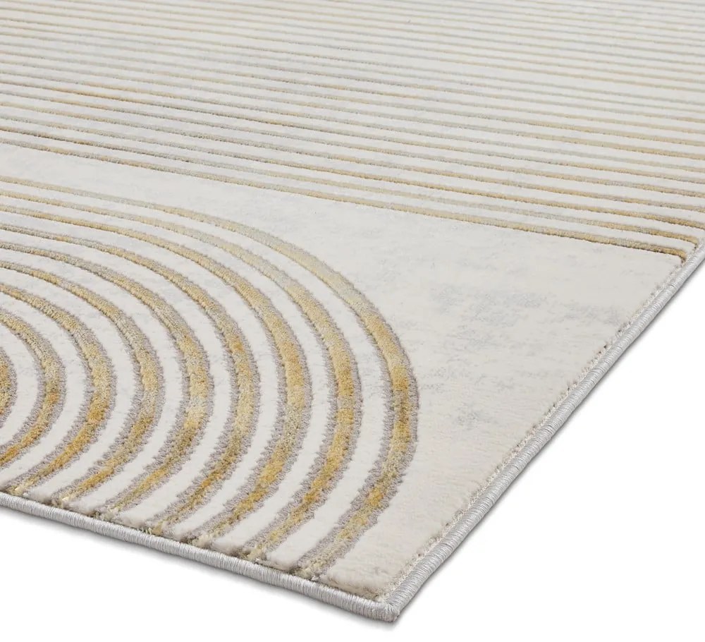 Tappeto grigio/oro 220x160 cm Apollo - Think Rugs