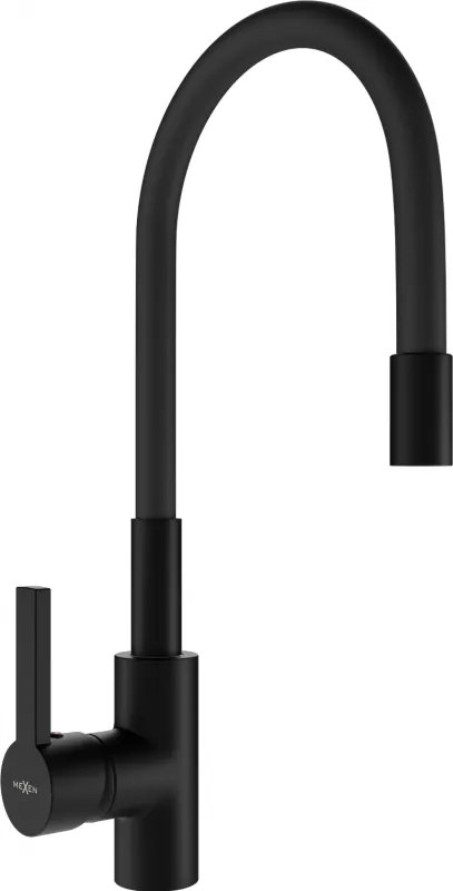 Mexen Flex rubinetto da cucina, nero - 670900-70