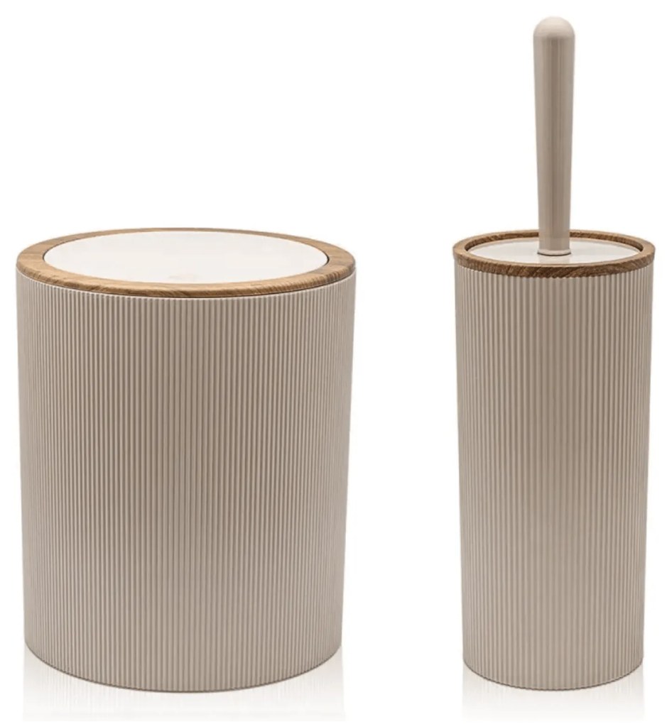Set 2 Accessori D'Appoggio Feridras "London" Tortora