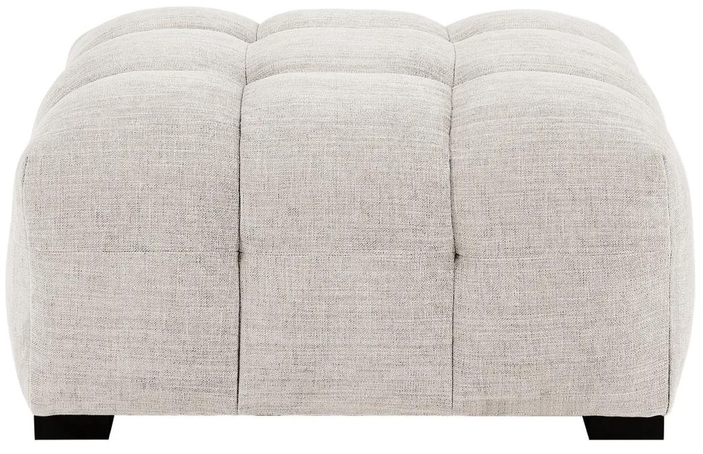 Pouf in Tessuto chiné Beige - DILOME di PASCAL MORABITO