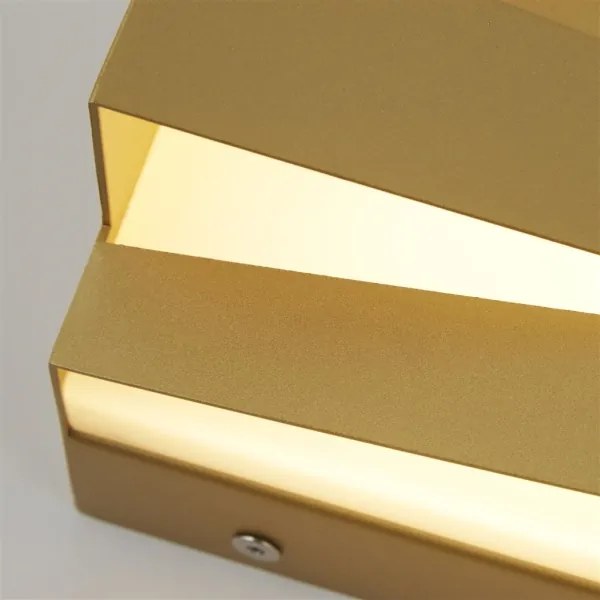 Searchlight 86410GO - Lampada da parete LED SECTION LED/18W/230V, finitura oro