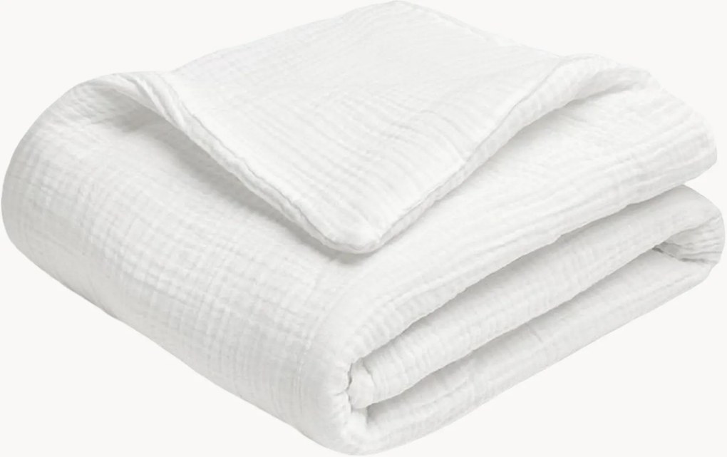 Coperta per bambini in mussola di cotone Uni