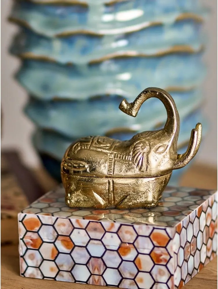 Scatola decorativa in poliresina 13x10x5 cm Domino - Bloomingville