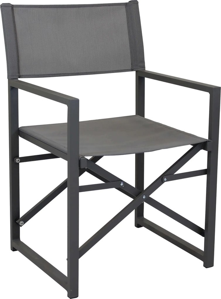 DEXTER - set tavolo in alluminio cm 200/300 x 100 x 74 h con 6 poltrone Carpenter