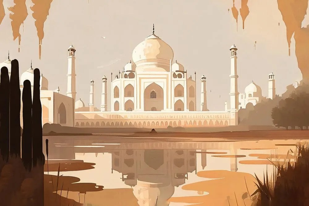 Quadro su tela – Taj Mahal indiano