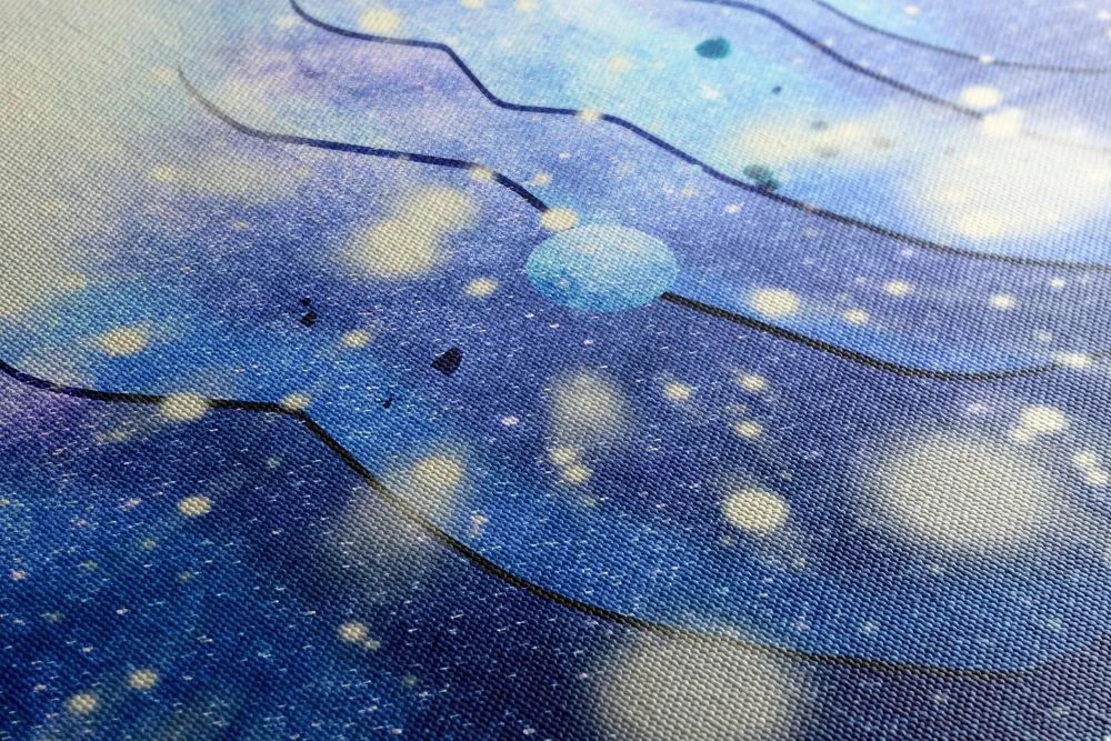 Stampa su tela – Astrazione del movimento delle stelle