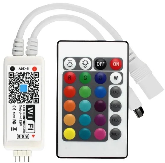 Solight WM57 - Striscia LED RGB Dimmerabile LED/20W/230V 5m IP65 Tuya + TC