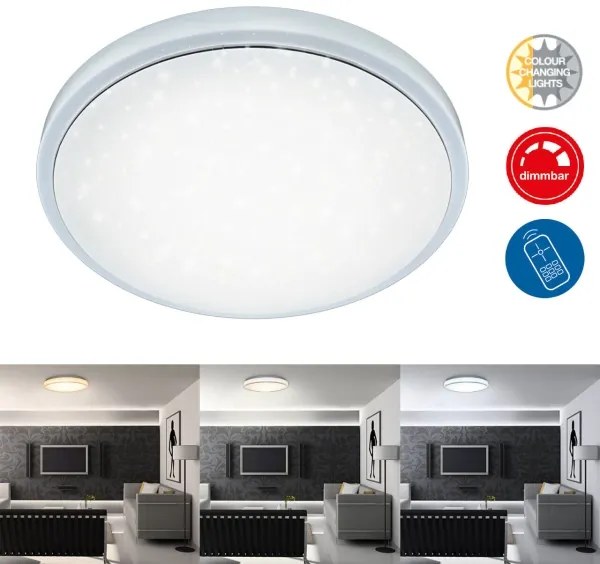 Brilo - Plafoniera LED dimmerabile STARRY SKY LED/18W/230V 3000-6500K + +TC