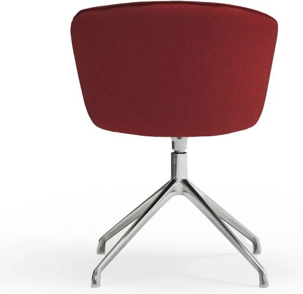 Set di sedie da pranzo burgundy in imbottito 2 pz Add – Teulat