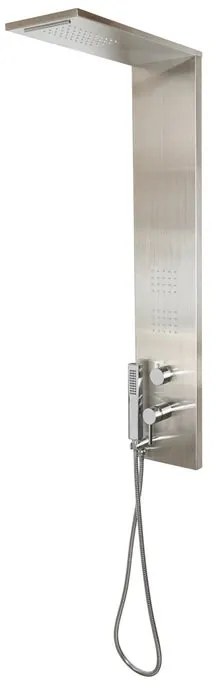 Colonna doccia idromassaggio Slim Satin grigio 3 getti