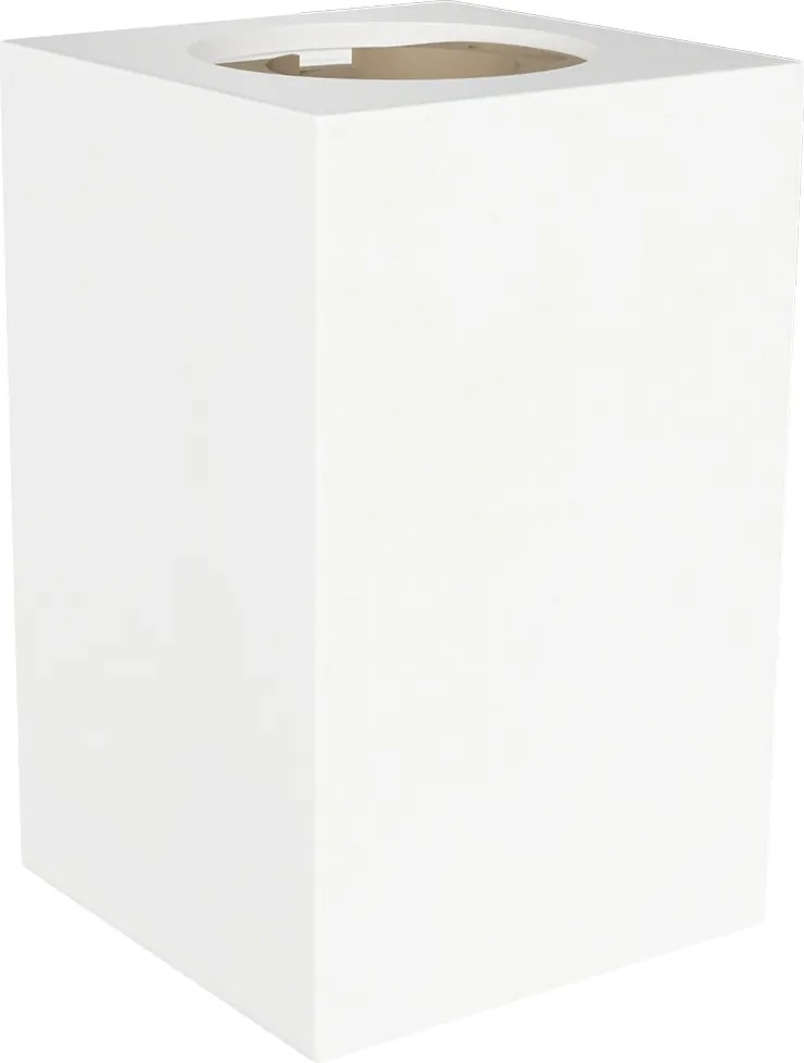 Plafoniera Quadrata 70x70mm h110mm GU10 in Gesso Pitturabile