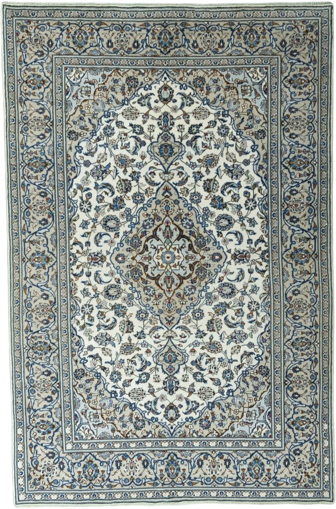 Kashan Tappeto persiano 200 x 300 Beige (Iran) Annodato A Mano