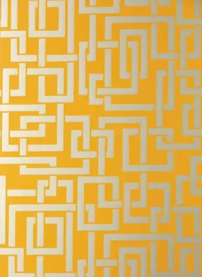 Tapete Enigma von Farrow & Ball - Yellow/ Gold