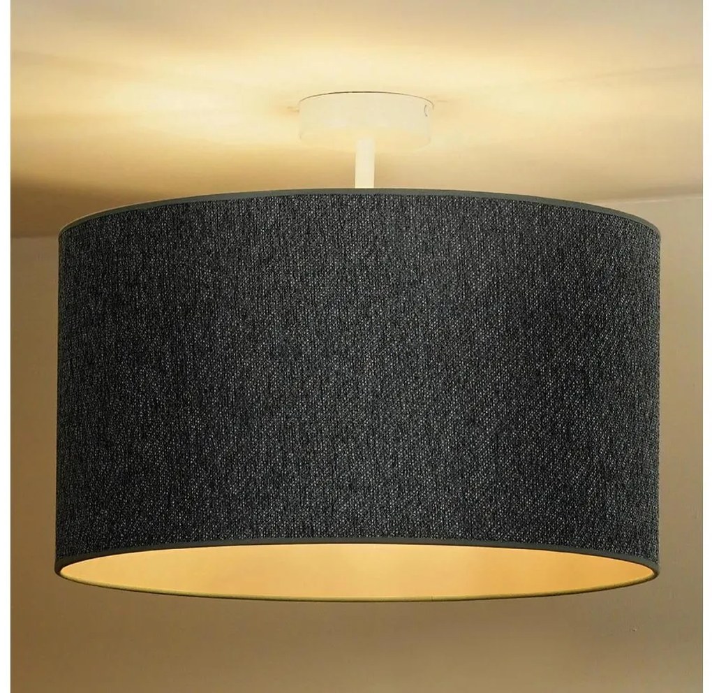 Duolla - Lampadario a plafone ROLLER ECO RECYCLING 1xE27/15W/230V diametro 45 cm verde