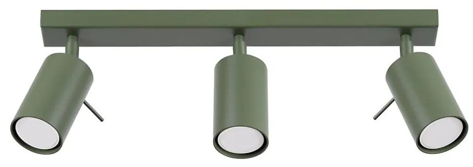 Sollux SL.1502 - Faretto RING 3xGU10/10W/230V verde