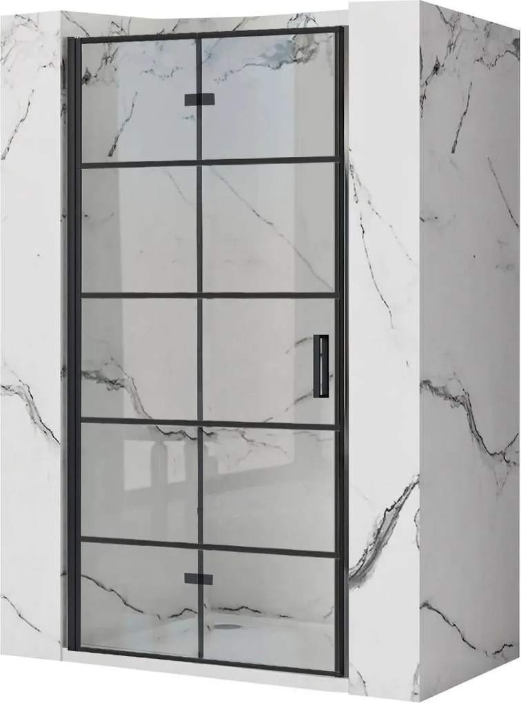 Porta doccia Rea Molier Black 90 + profilo