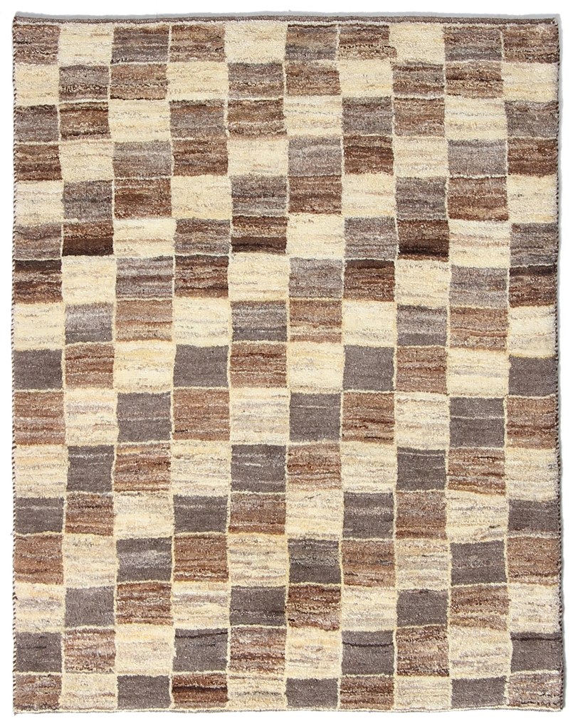Gabbeh Tappeto persiano 140 x 110 Beige (Iran) Annodato A Mano