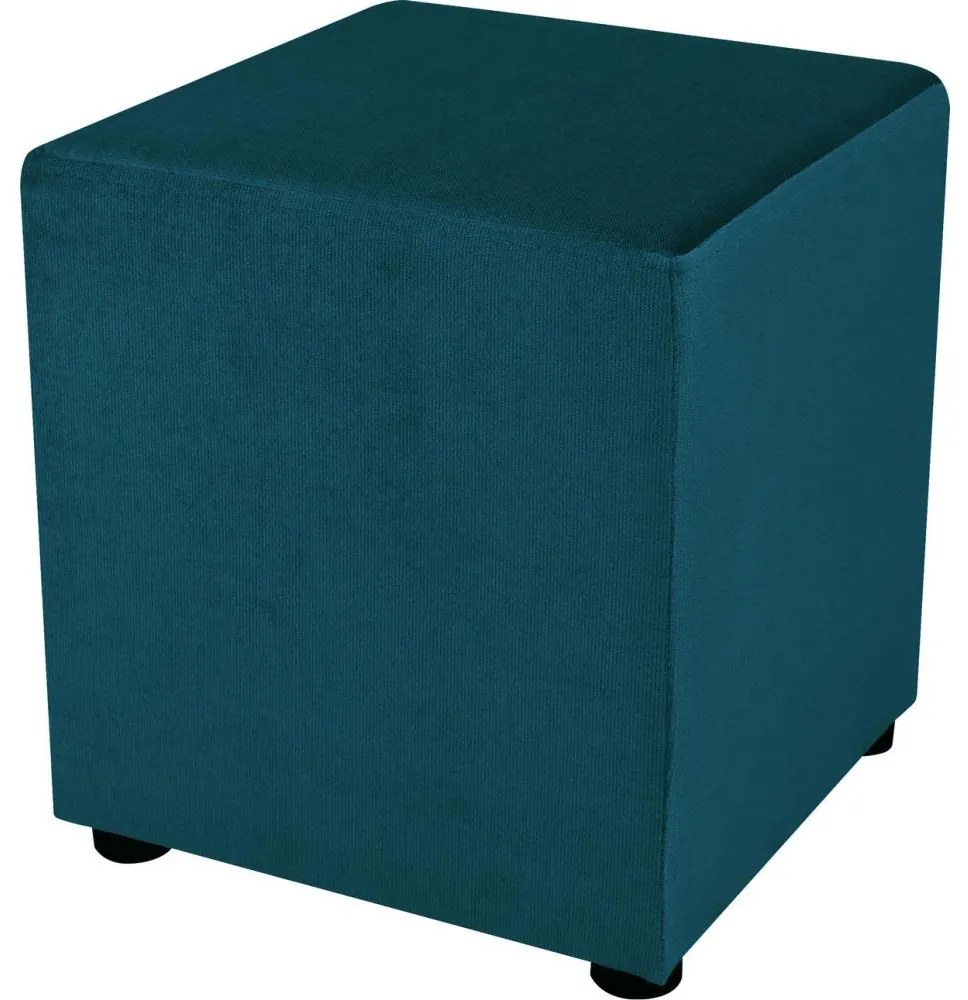 Pouf SIX 40x40 cm turchese