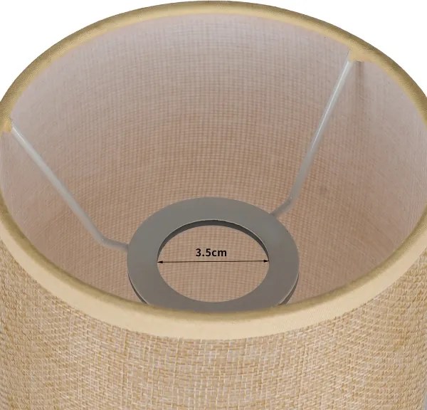 Brilagi - Paralume per lampada da tavolo TABLON E27 Ø 14 cm beige