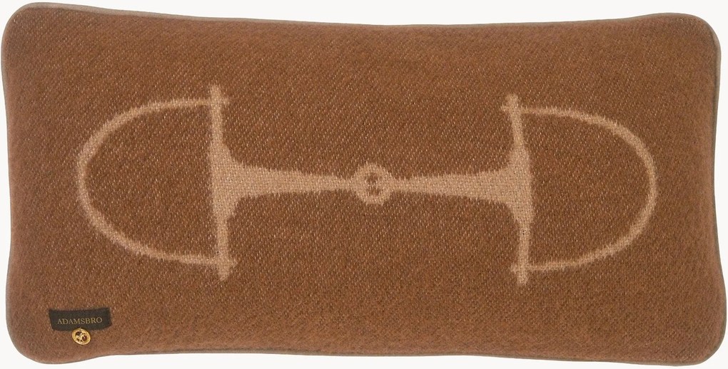 Cuscino reversibile in lana con motivo jacquard Classic