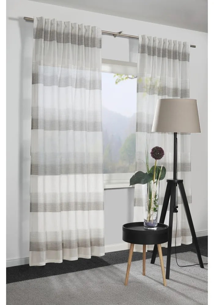 Tenda grigia 245x140 cm Etamine - Gardinia