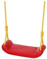 Seggiolino per Altalena Bambini in PVC con Ganci e Corda 38x16x9 cm